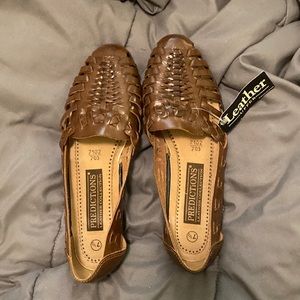 Leather Huaraches-NWT